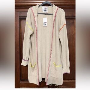 Kerri Rosenthal Cardigan open duster/Cardigan sweater.